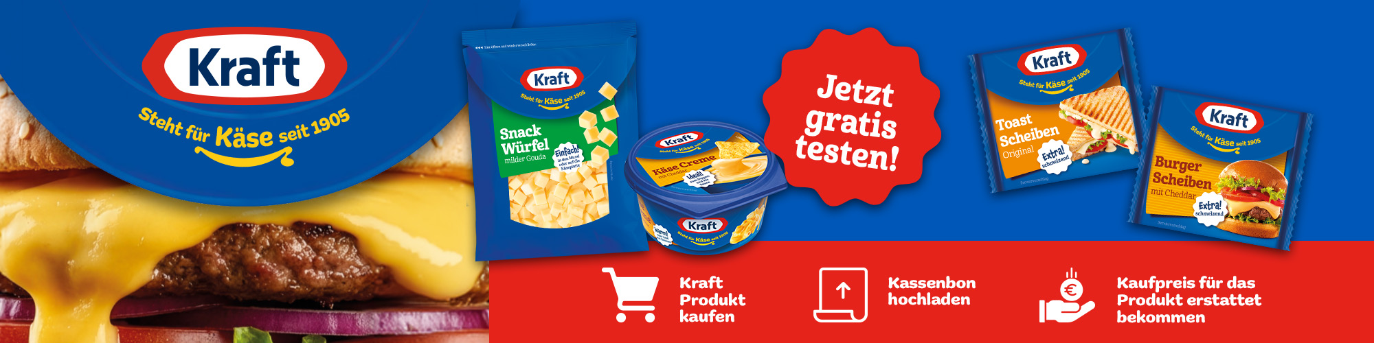 KRAFT Käse Gratis Testen